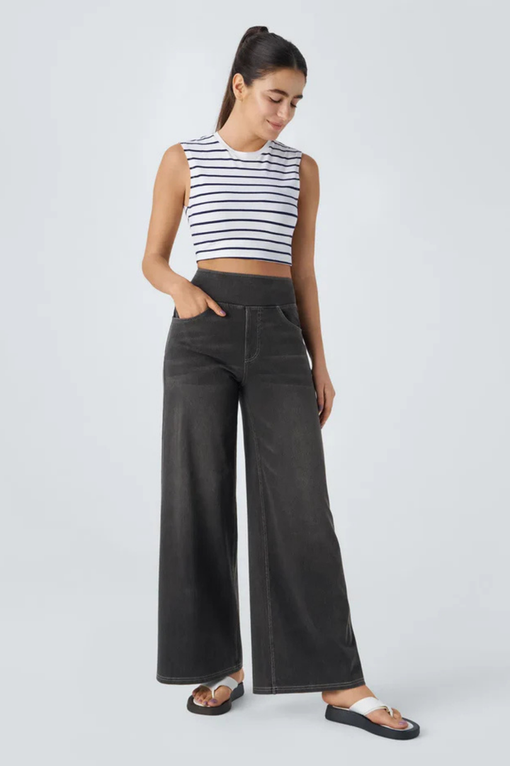 Vivien | Elegante Damen Hose mit hoher Taille Outfit