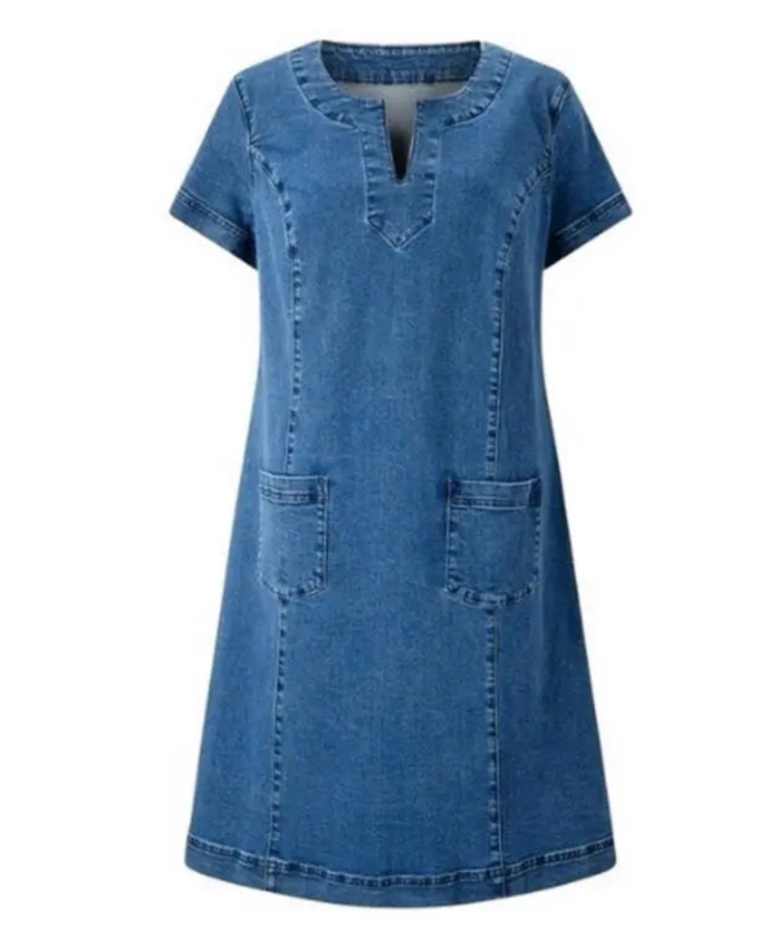 Livia | Weiches Denimkleid mit elegantem Look