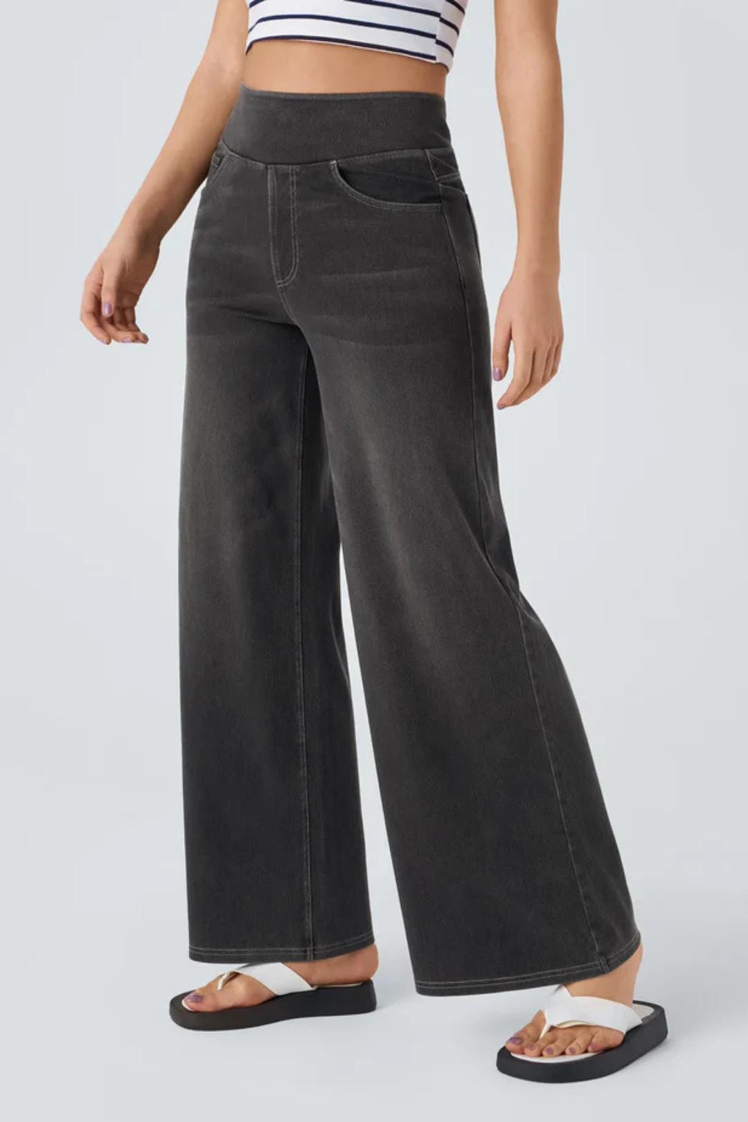 Vivien | Elegante Damen Hose mit hoher Taille Outfit