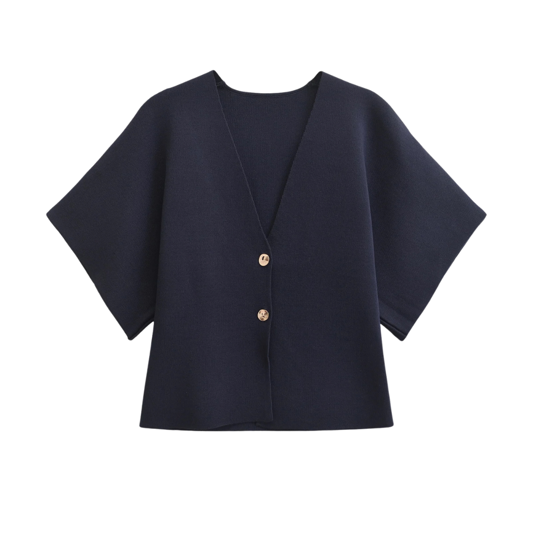 Lina | Minimalistische Bluse mit Knopfleiste