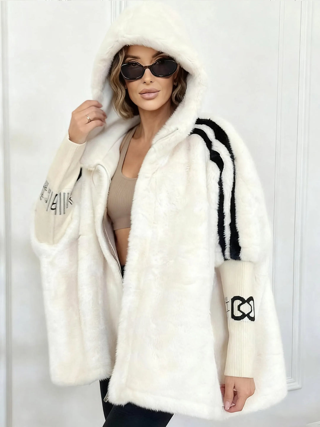 Mara | Warme Winterjacke für Damen mit Plüschfutter