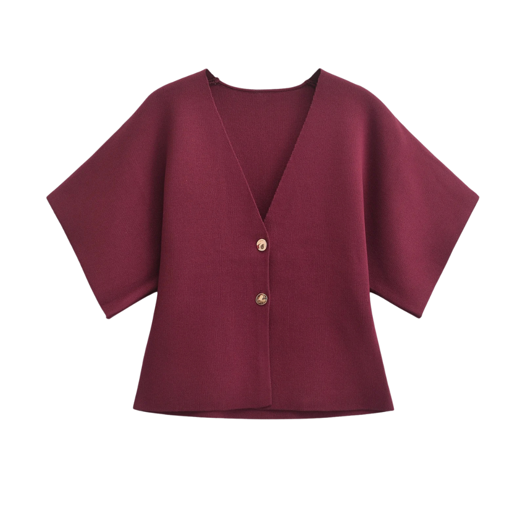 Lina | Minimalistische Bluse mit Knopfleiste