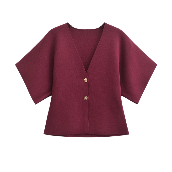 Lina | Minimalistische Bluse mit Knopfleiste