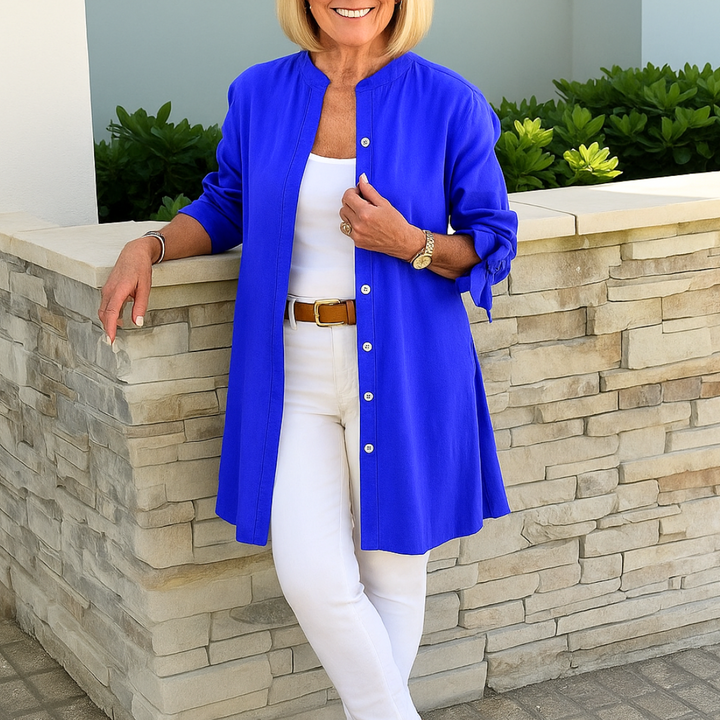 Margaret | Elegante Bluse mit Schleifenärmeln