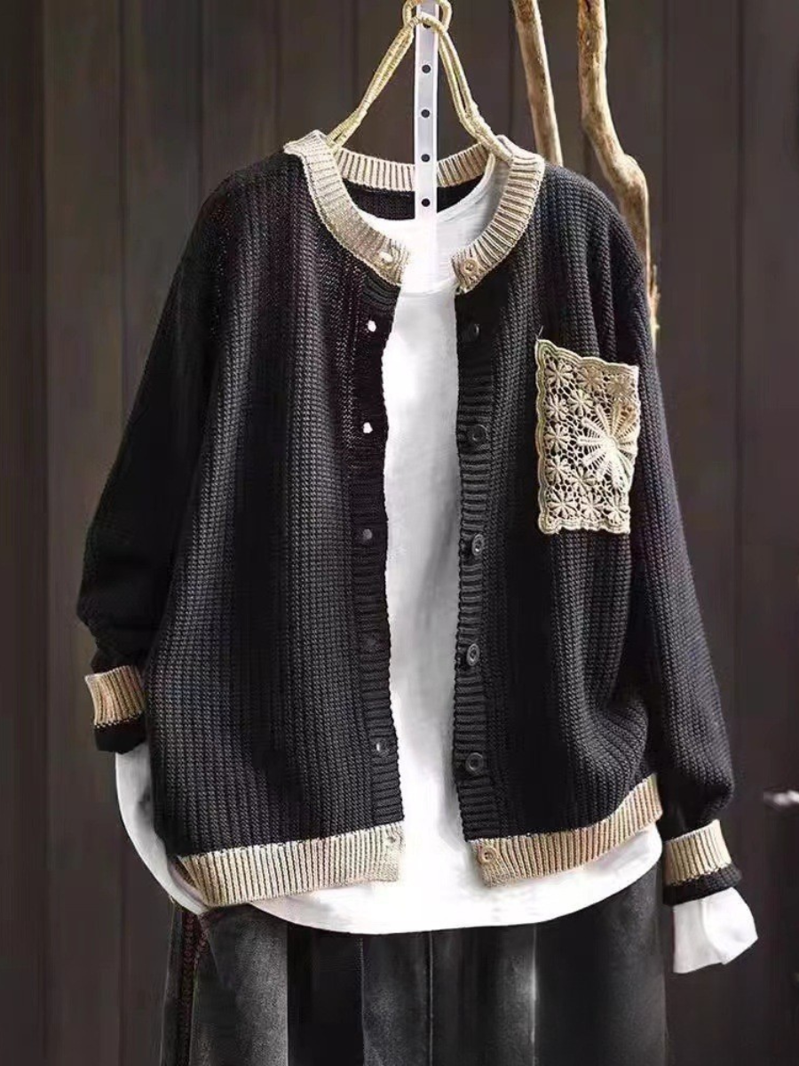 Nora | Klassischer Cardigan mit Zierknopfleiste