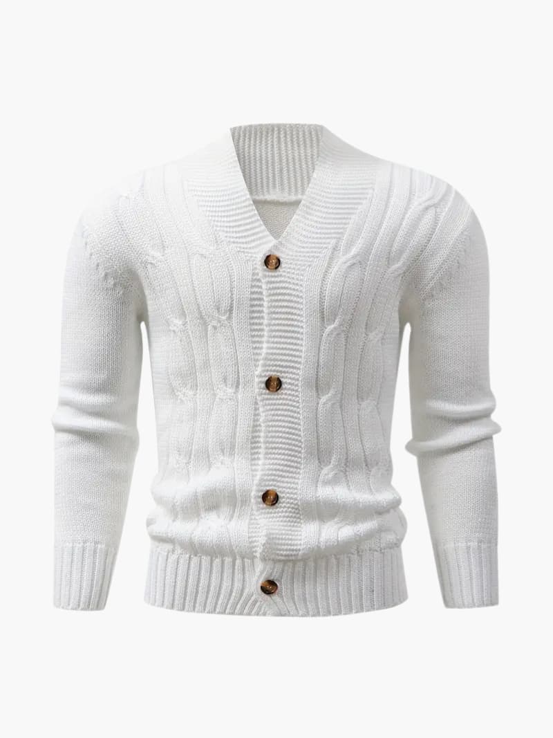 Teun | Pullover aus weichem Rippenstrickgewebe