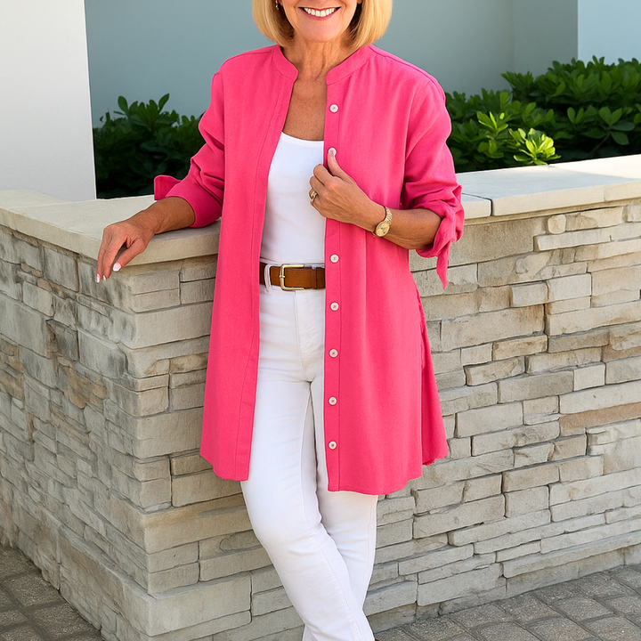 Margaret | Elegante Bluse mit Schleifenärmeln