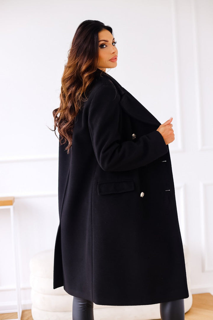 Victoria | Modischer Zweireihiger Mantel Damen