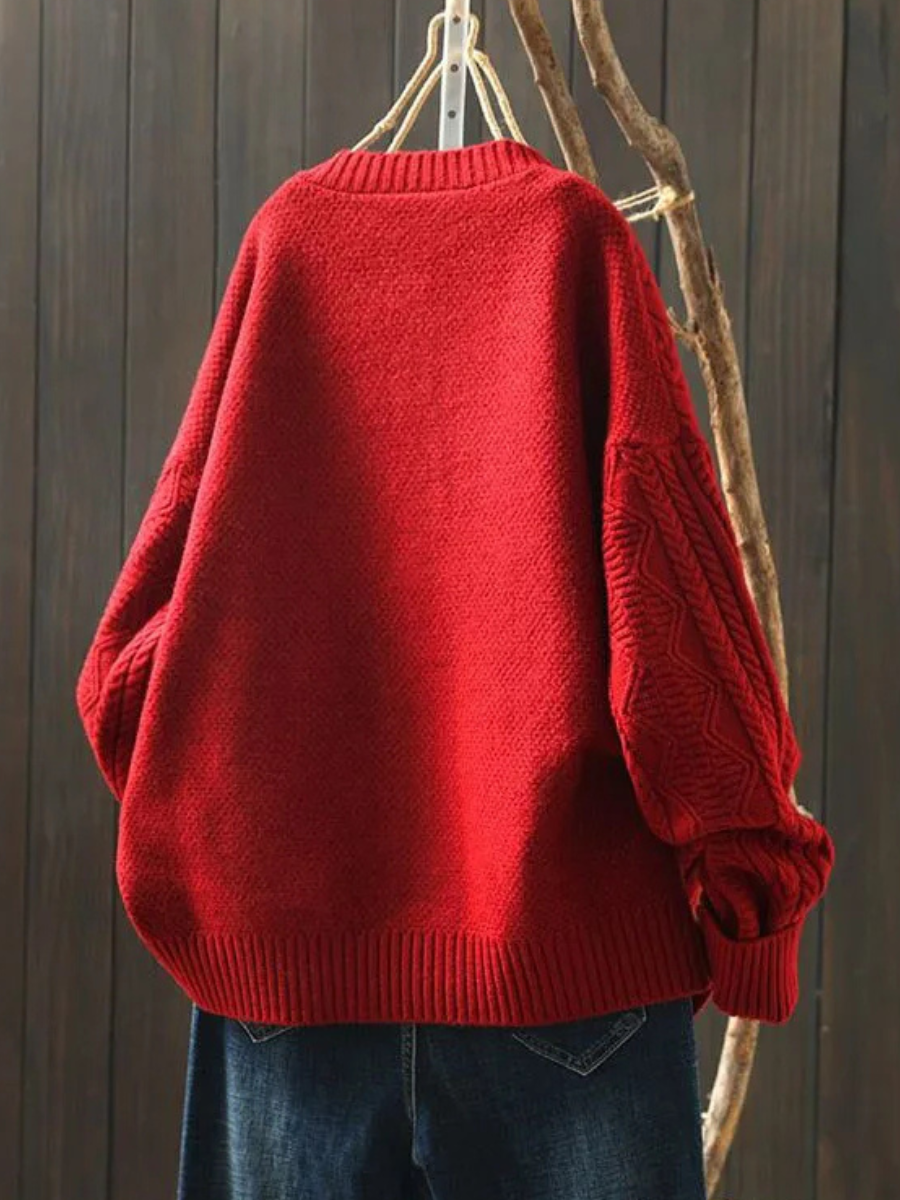 Isabel | Schicker Strickcardigan mit feinem Muster