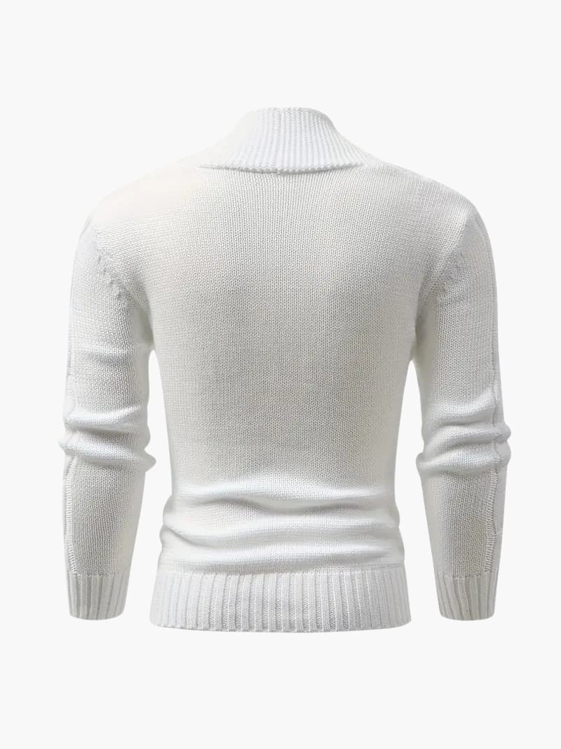 Teun | Pullover aus weichem Rippenstrickgewebe