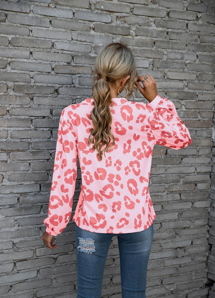 Bilc | Bluse für Frauen mit Leopardenmuster