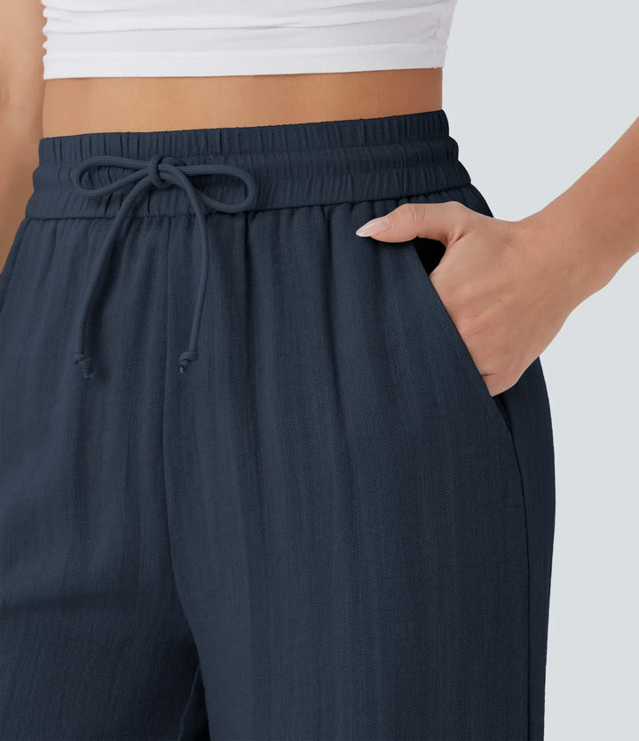 Elena | Bequeme Damen Leinenhose für warme Tage