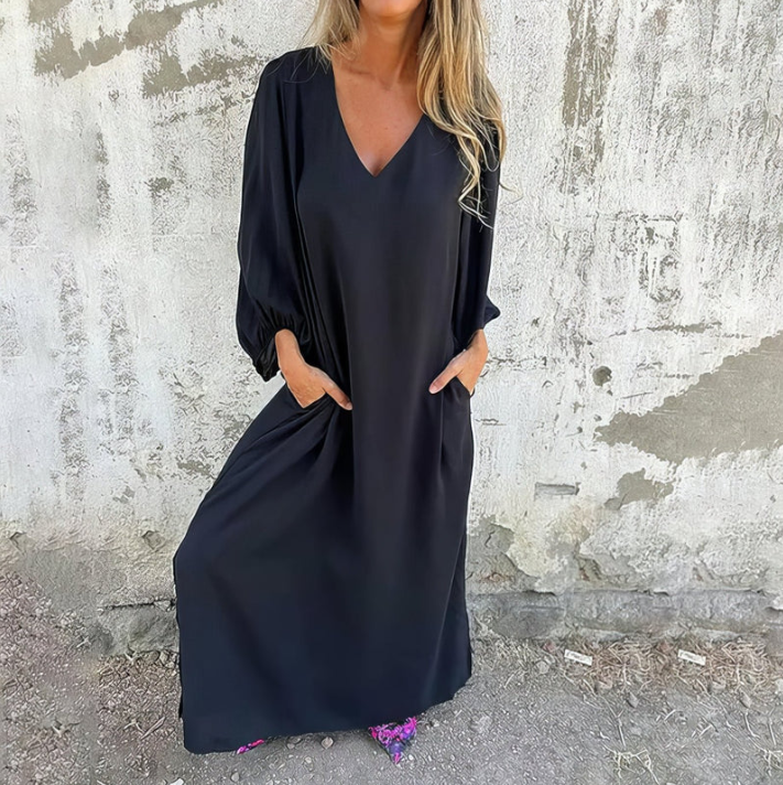 CASSANDRA | Langes Boho-Kleid mit romantischem Flair