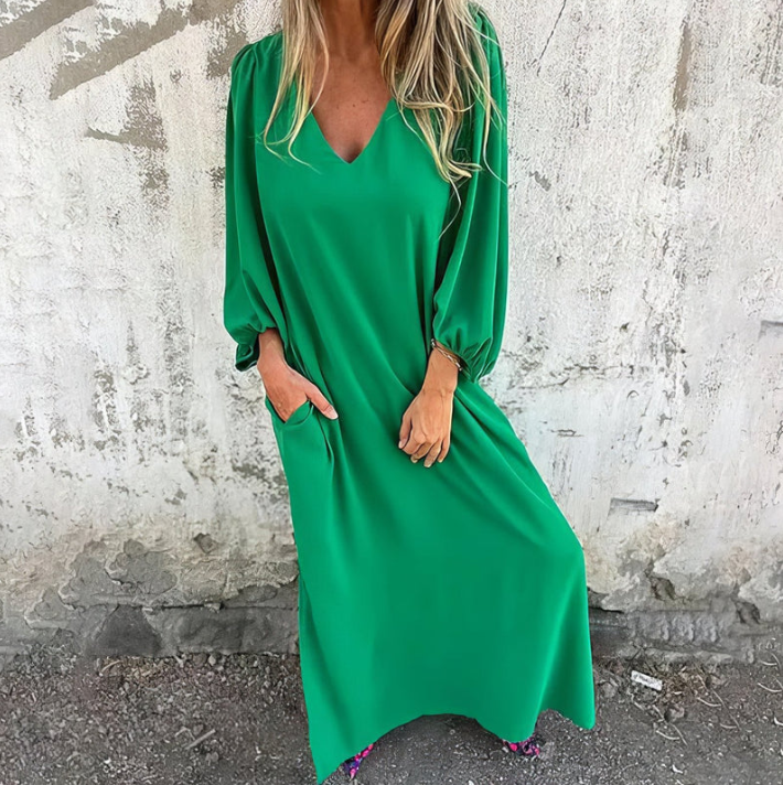 CASSANDRA | Langes Boho-Kleid mit romantischem Flair