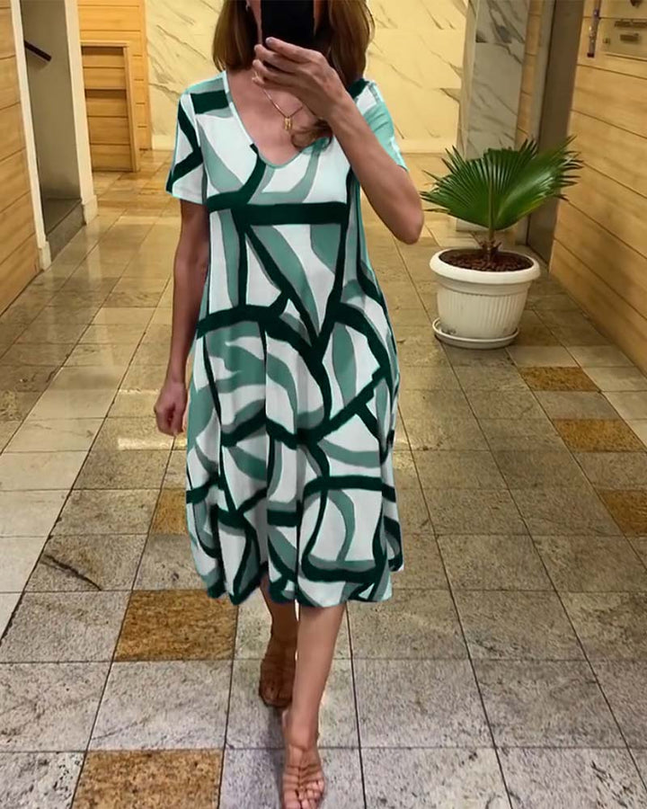 Savannah | Bedrucktes Sommerkleid mit Stil