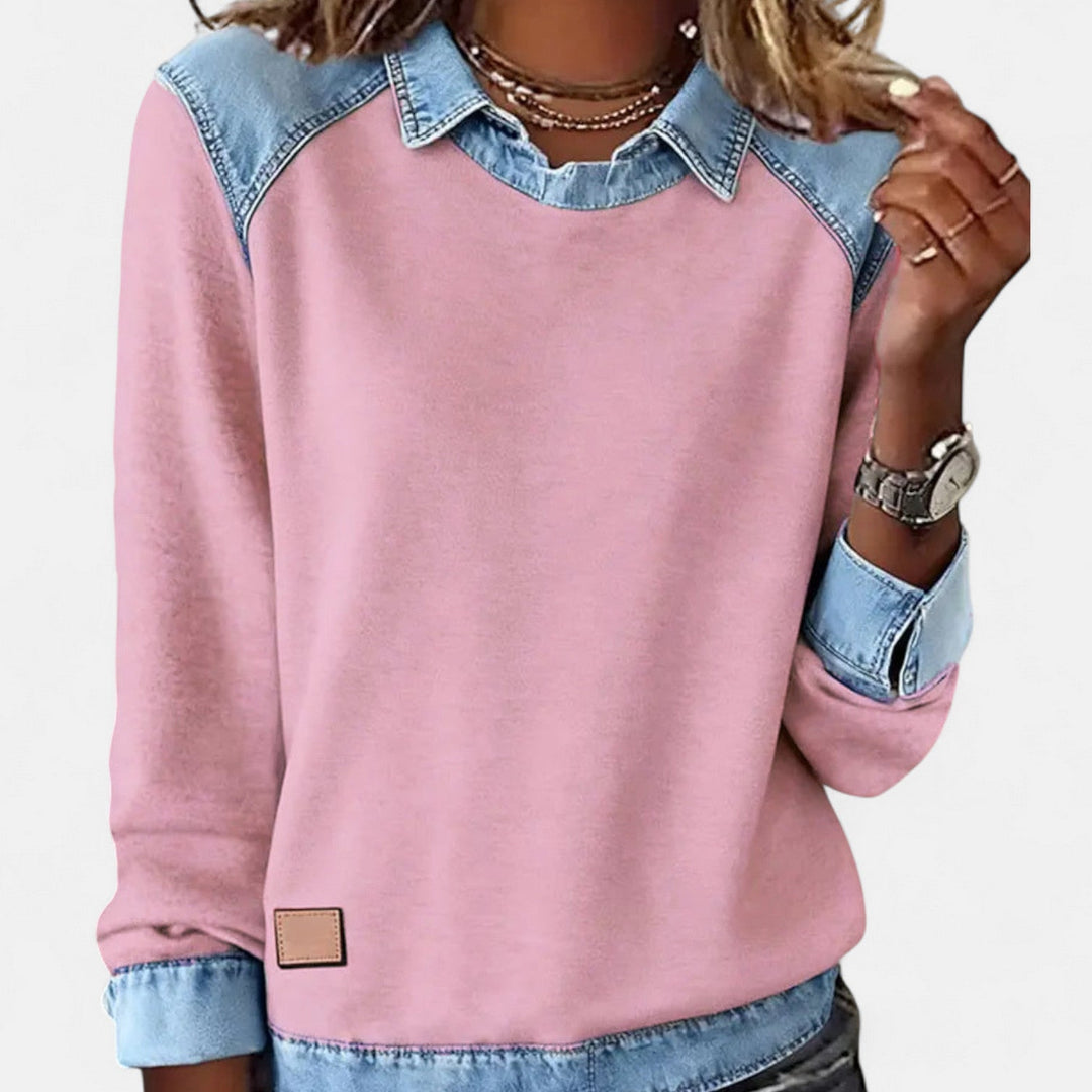 Lina | Modisches Damen Langarmshirt modern & chic