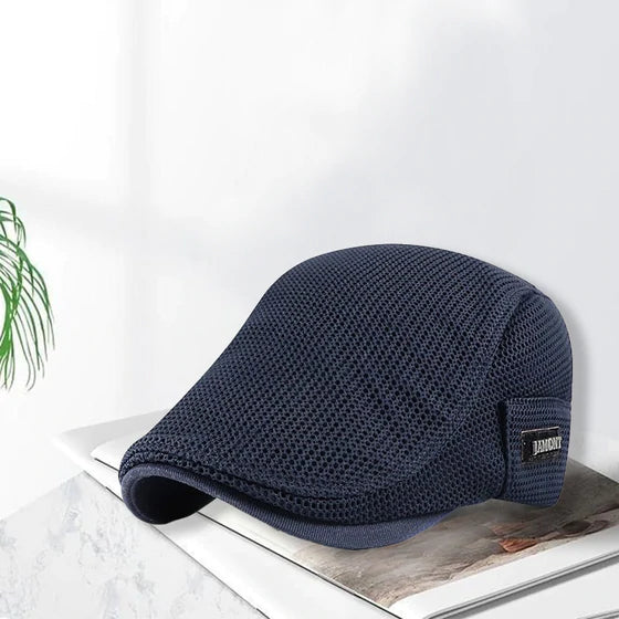 Beret Stilvolle, atmungsaktive Baskenmütze für Männer im Retro-Look