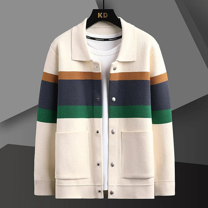 John Varsity Strickjacke mit sportlichem Look