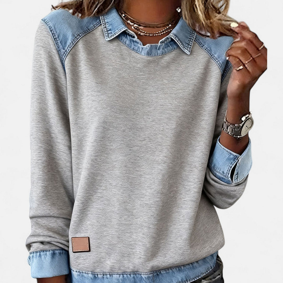 Lina | Modisches Damen Langarmshirt modern & chic