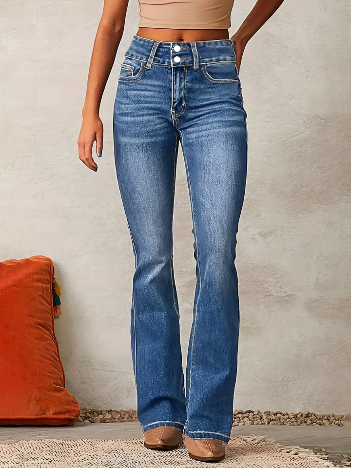 Tessa | Damen-Jeans mit weitem Bein im Sommerstil
