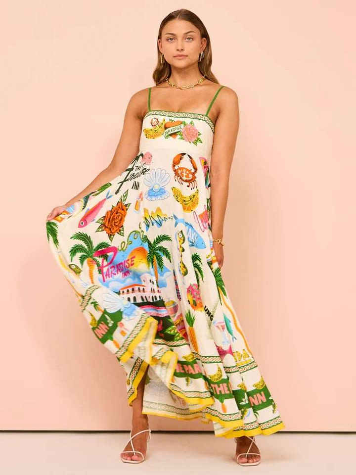 SANDIE | Stilvolles Maxikleid für Sommer