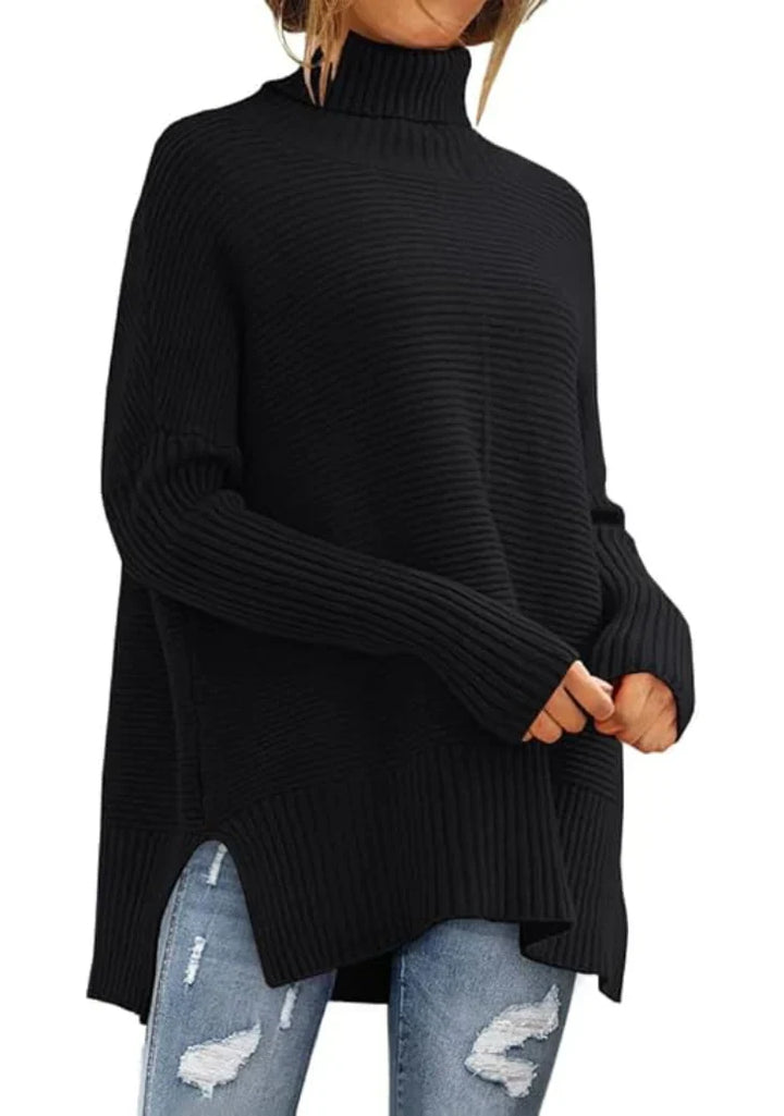 Elin | Rollkragenpullover aus grobem Strick
