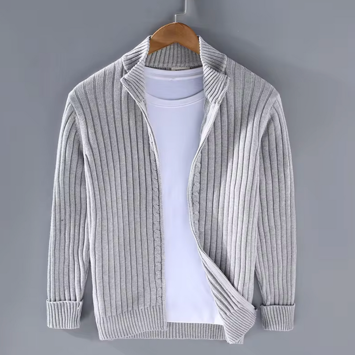 KnitZauber | Strickjacke mit Reißverschluss-Detail