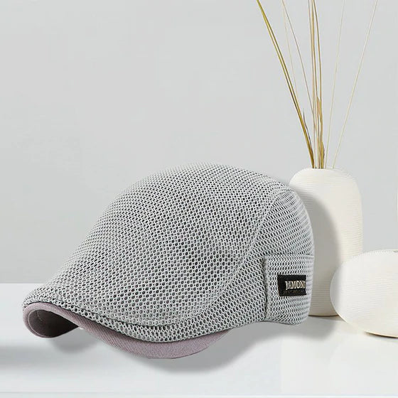 Beret Stilvolle, atmungsaktive Baskenmütze für Männer im Retro-Look