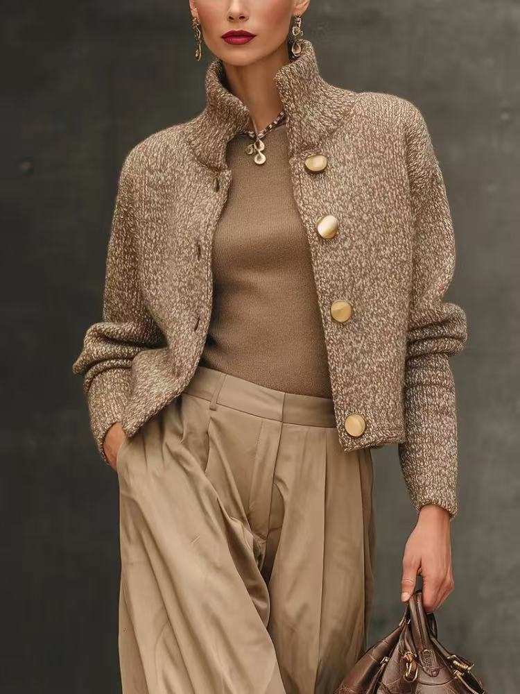Helena | Elegante taillierte Wollmix-Jacke