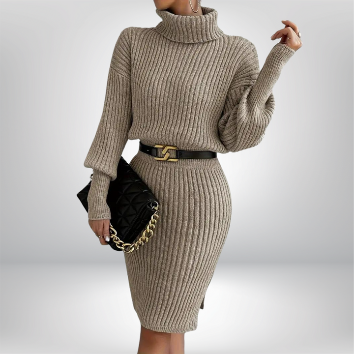 Isabella | Elegantes Strickkleid mit feinem Design