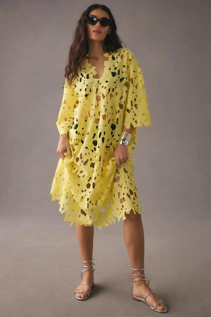 Lourdes | Luftiges Maxikleid mit weitem Schnitt