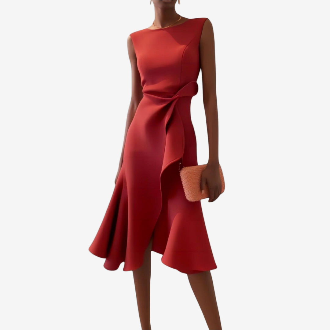 Bianca | Elegantes Midikleid mit modernem Schnitt
