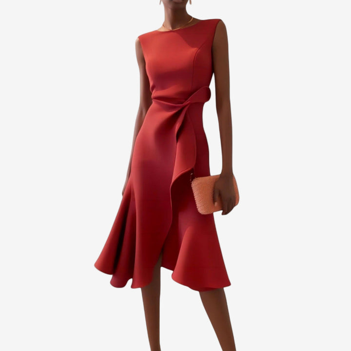 Bianca | Elegantes Midikleid mit modernem Schnitt