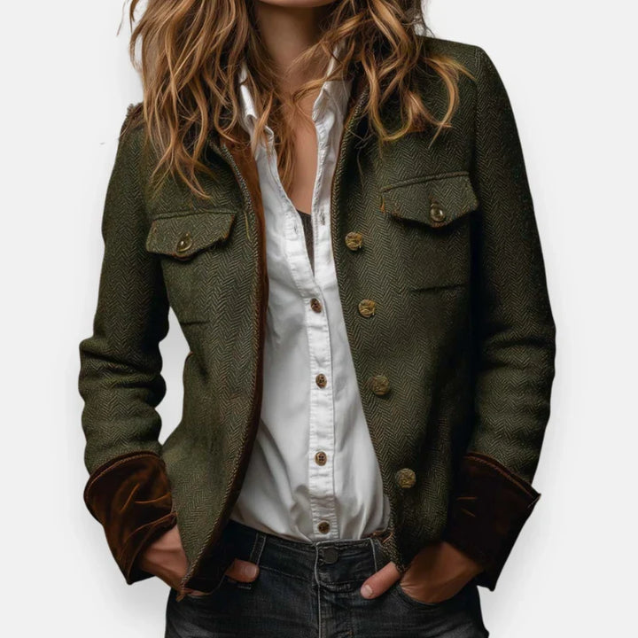Paula | Taillierte Damenjacke im klassischen Vintage-Stil