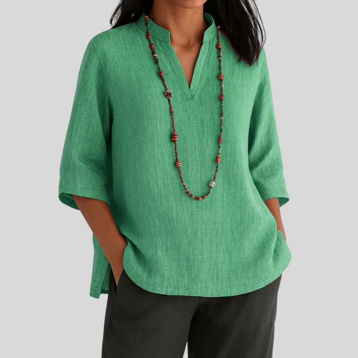 Bernice | Bequeme Bluse Mit V-Ausschnitt