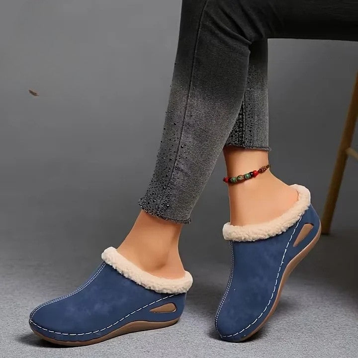 Nora | Damen Slip-On Sandalen weich und edel