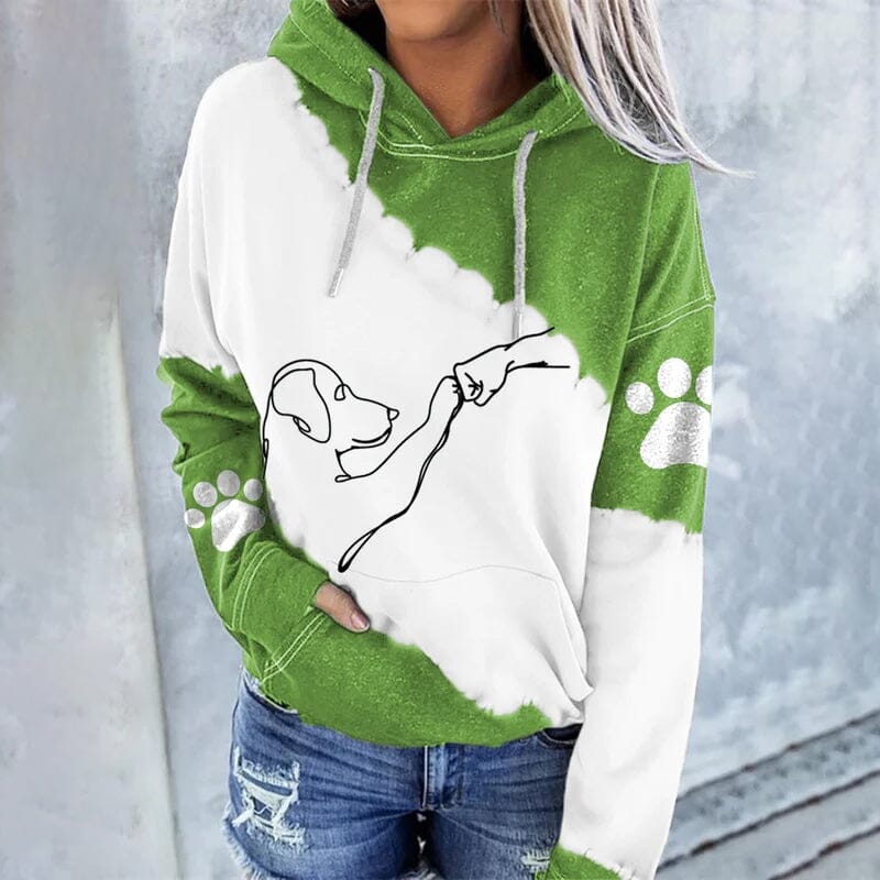 Mira | Stylischer Damenhoodie mit Digitalmotiv