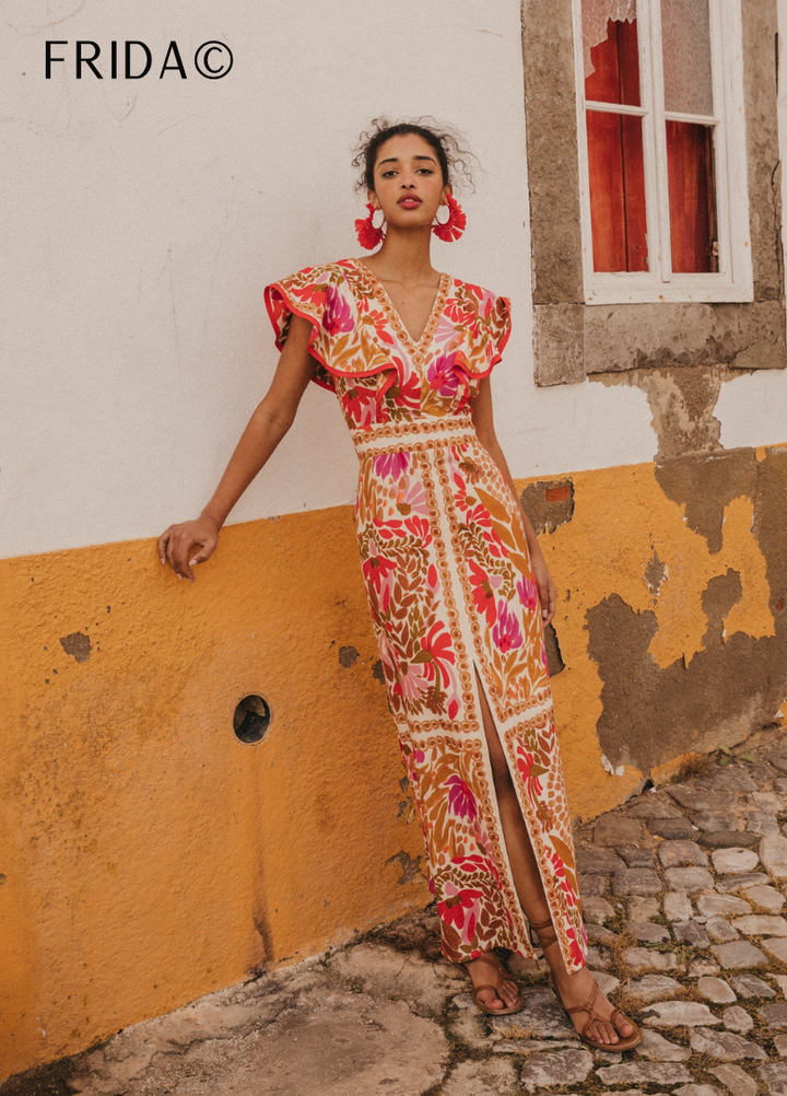 Frida | Mediterranes Sommerkleid für Damen
