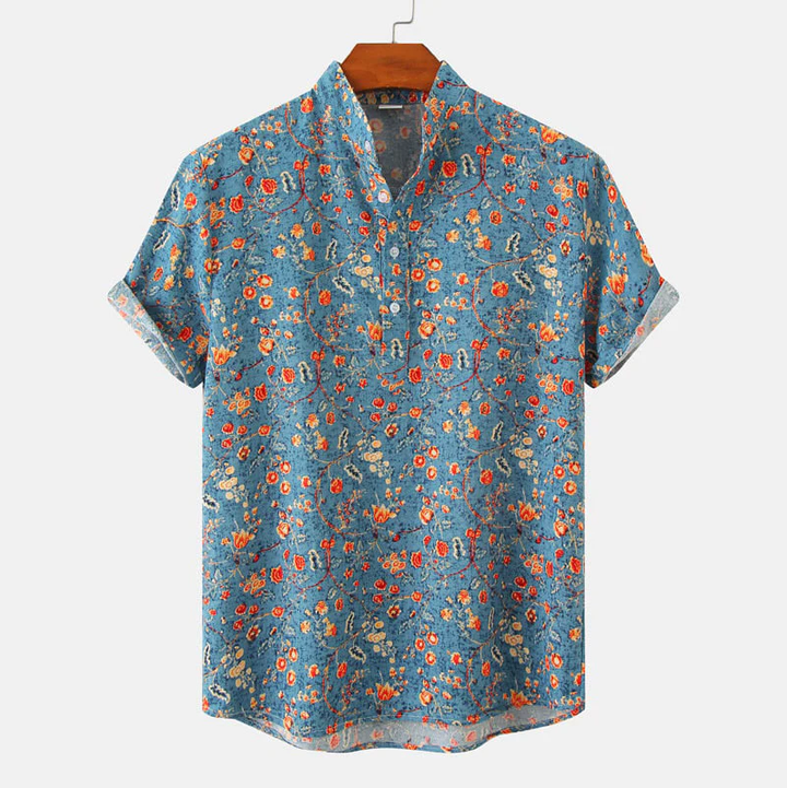 Jonah | Stylisches Hemd mit Blumendruck für Sommertage