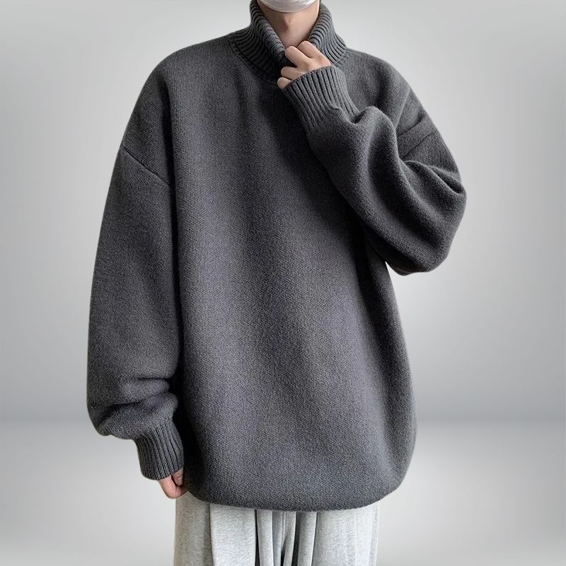 JACQUE ROLLKRAGENPULLOVER aus weichem Strickmaterial