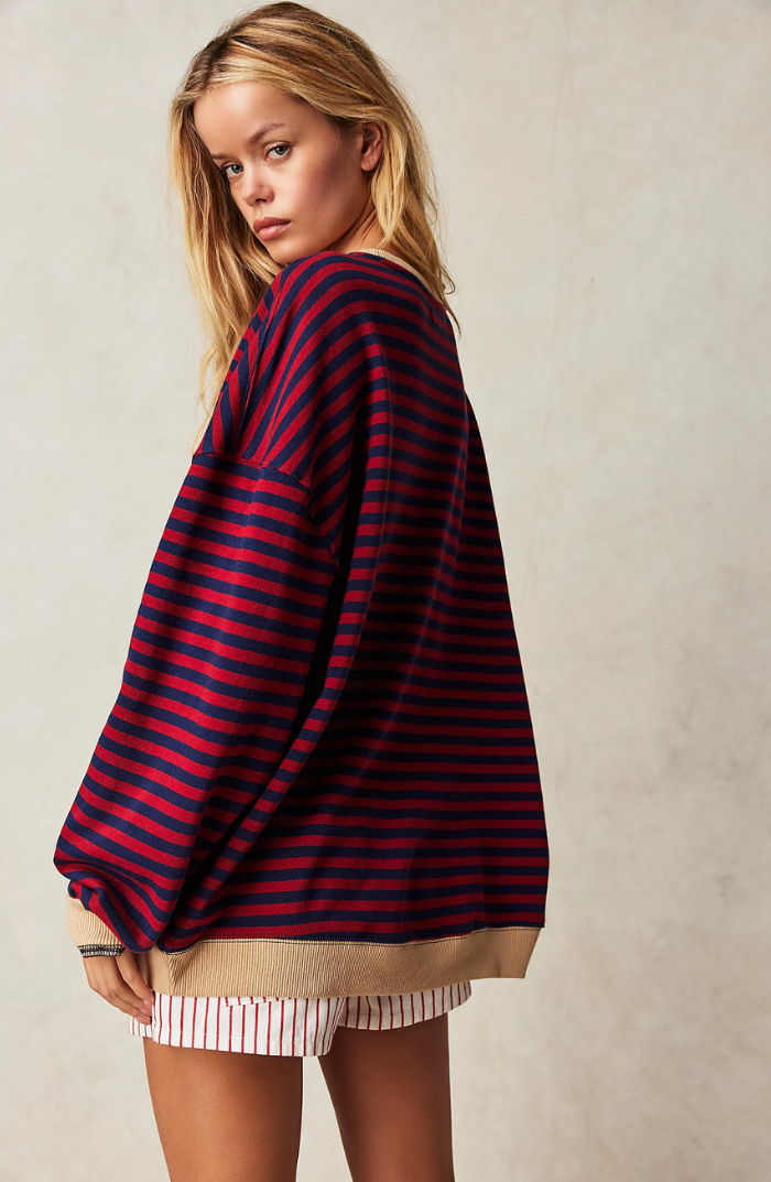 Annelie | Pullover mit klassischem Streifenmuster