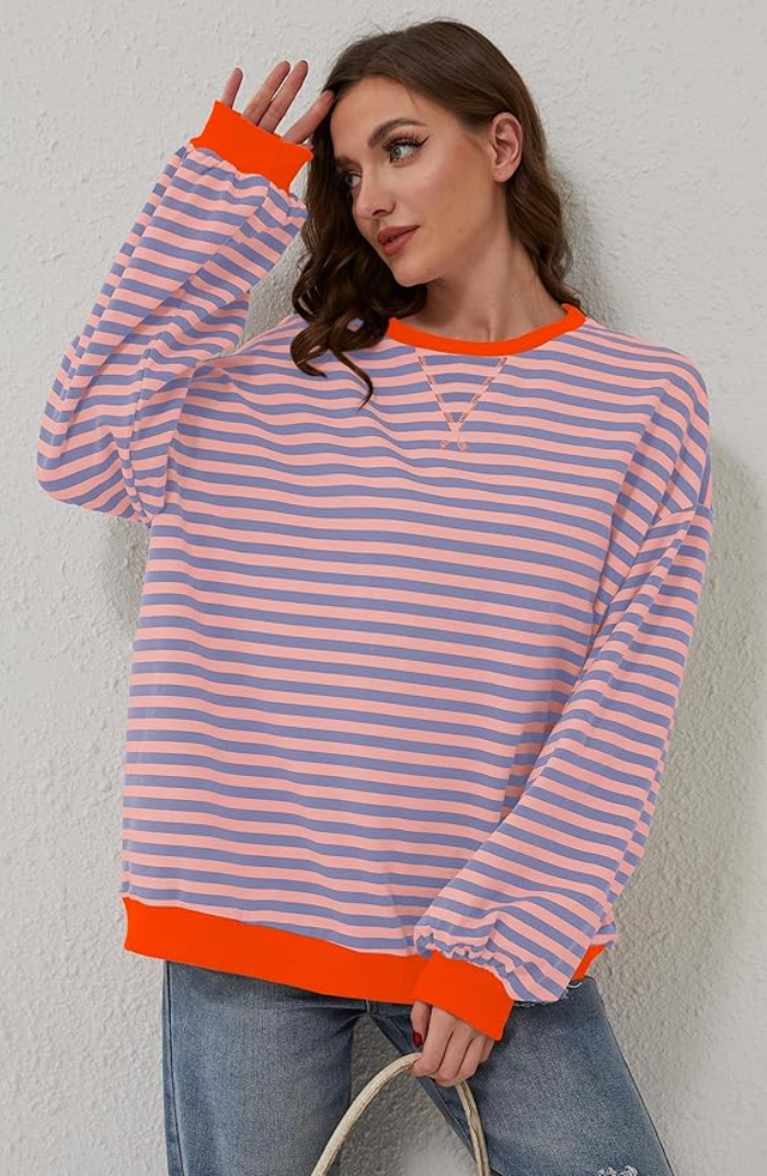 Annelie | Pullover mit klassischem Streifenmuster