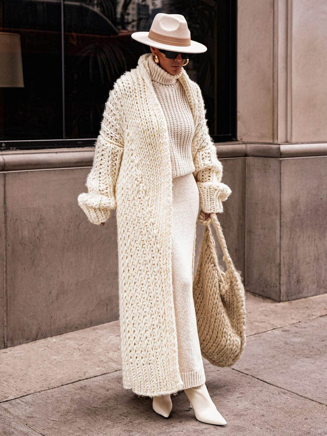 Nina | Lässiger Strickmantel für Damen im Alltag