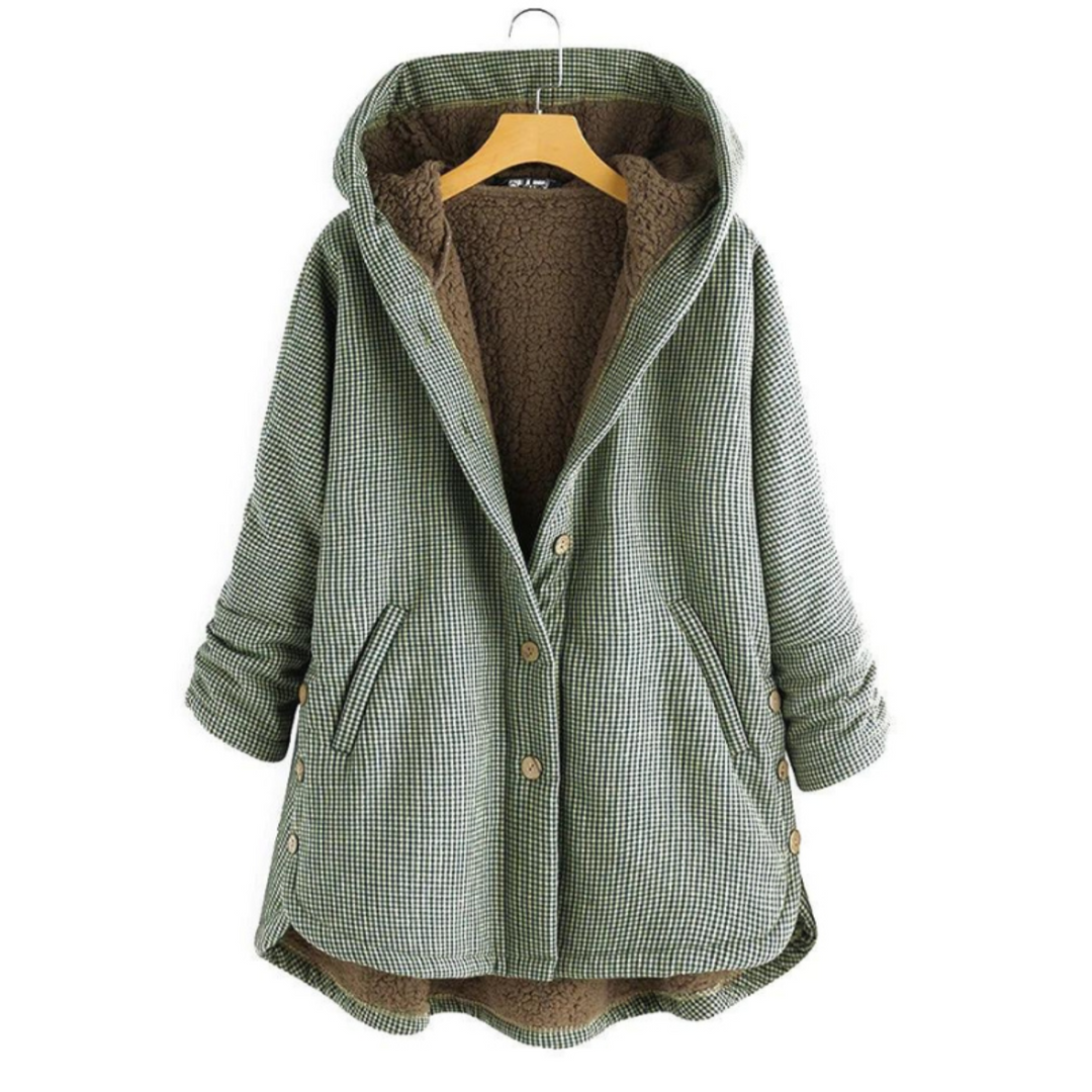 Bella | Flauschige Teddyjacke mit Taschen