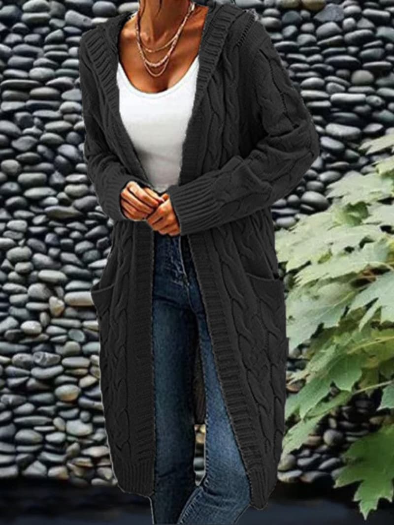 Isa | Legere Strickjacke mit aufgesetzten Taschen