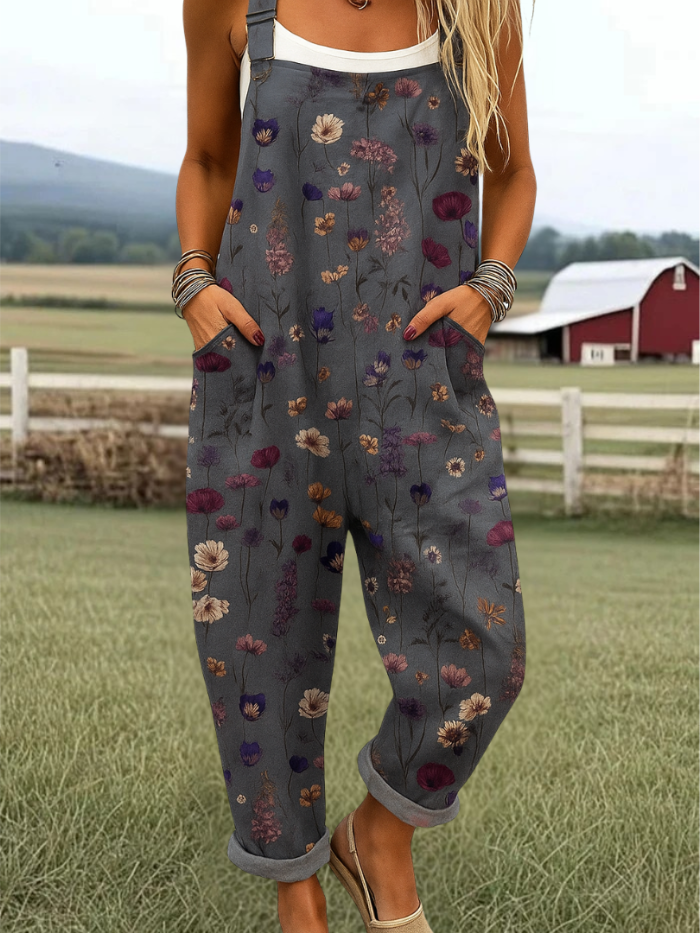Heidi | Stilvoller Jumpsuit mit Vintage-Print
