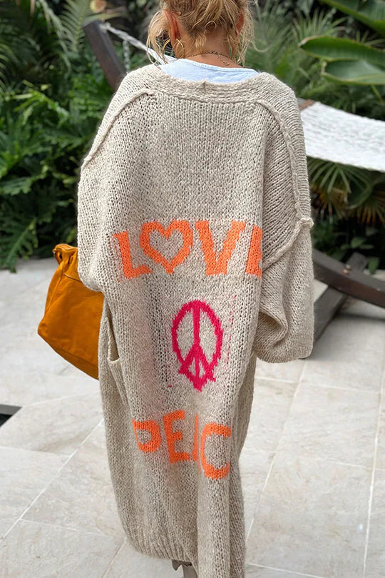 IBIZA | PEACE MODISCHE STRICKJACKE für lässige Sommerabende