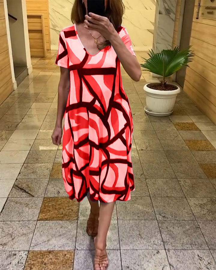 Savannah | Bedrucktes Sommerkleid mit Stil