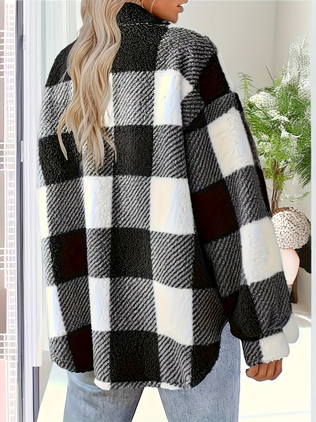 Laura | Stylischer Damen-Teddy-Wintermantel warm