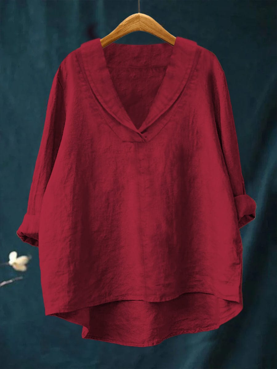 Sofia | Modische Sommerbluse Damen Leinen